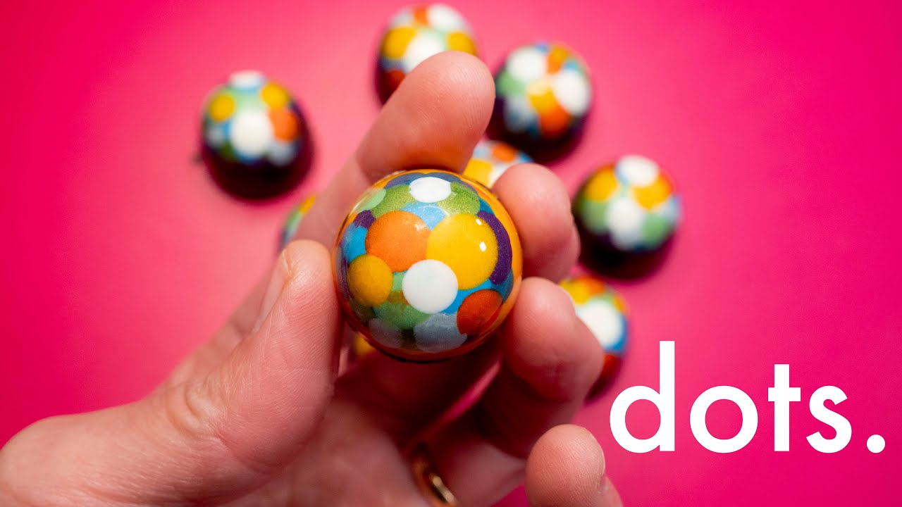 Chocolate Design with Cotton Swaps - cute and easy chocolate design to make at home