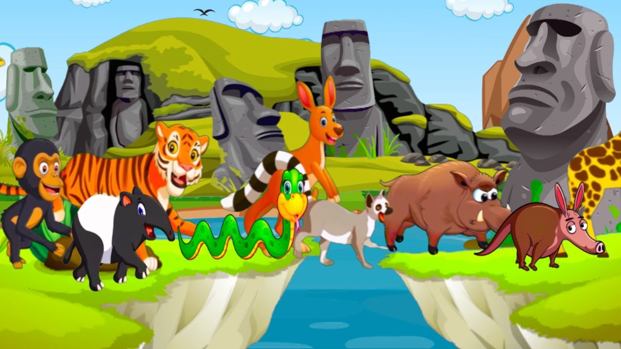 Wild Animal Sounds For Kids| Animal Sounds Song| Wild Animal Names & Sounds | Animals Song For Kids