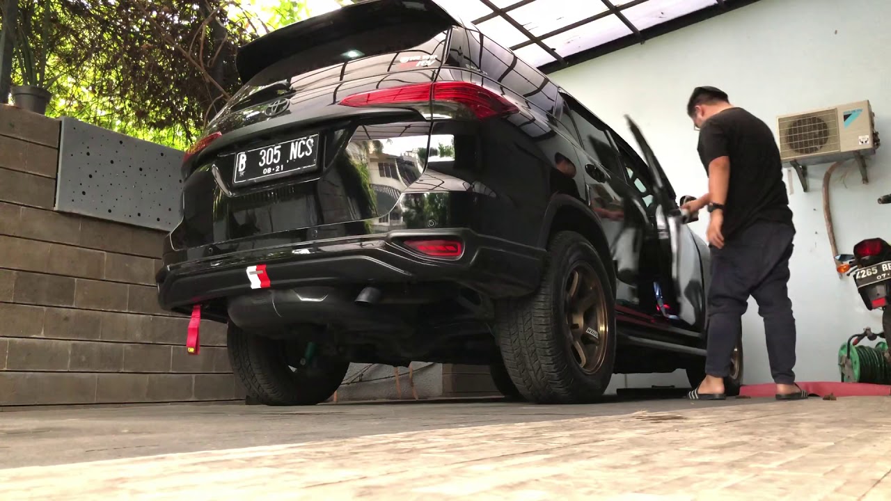 Toyota Fortuner VRZ Custom Exhaust Straight Pipe