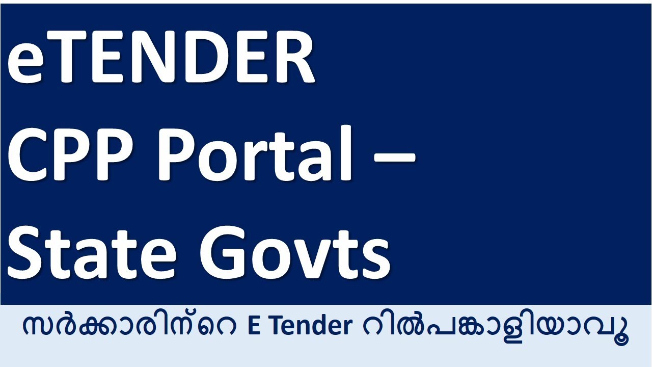 CPP Portal-3 | State etender portals