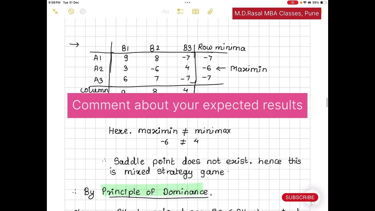 Decision Science Question Paper Solution- 31st December 2024 ( MBA 1st Semester S.P.P.U.)