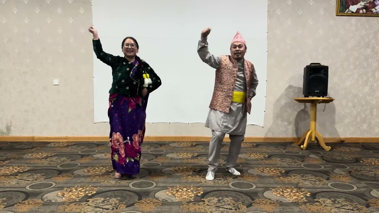 Beautiful couple dance by Chabi dada and Karen sister (❣️😍❣️) 
