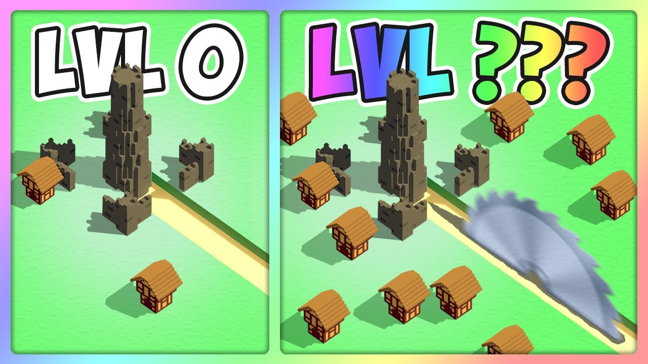 Using CRAZY Weapons To Defend My Castle In Rogue Tower
