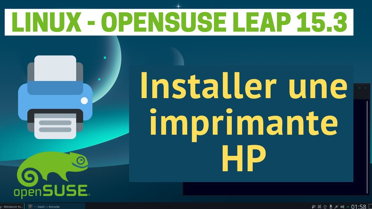 Installer une imprimante HP sur Linux - openSUSE