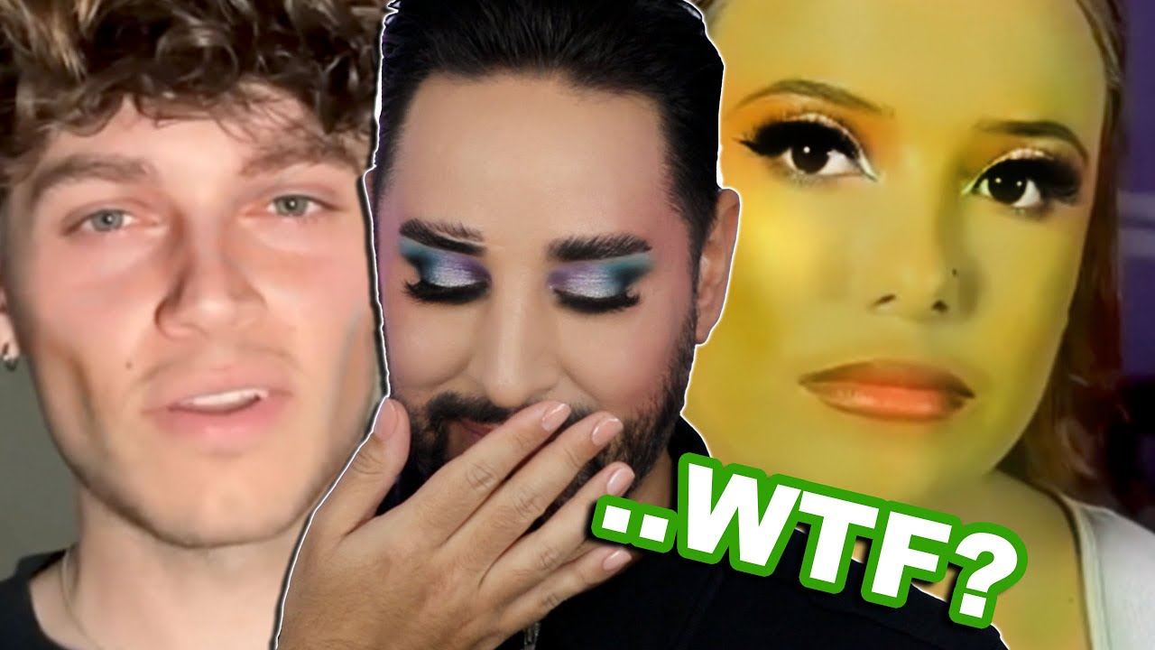 What Are They Doing To Their Faces!!?? | PRO MUA Reacts to makeup videos