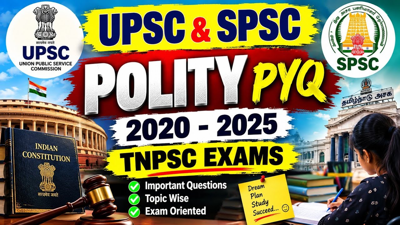UPSC&SPSC-PYQ-QUESTIONS #2020-2025#tnpsc EXAMS 