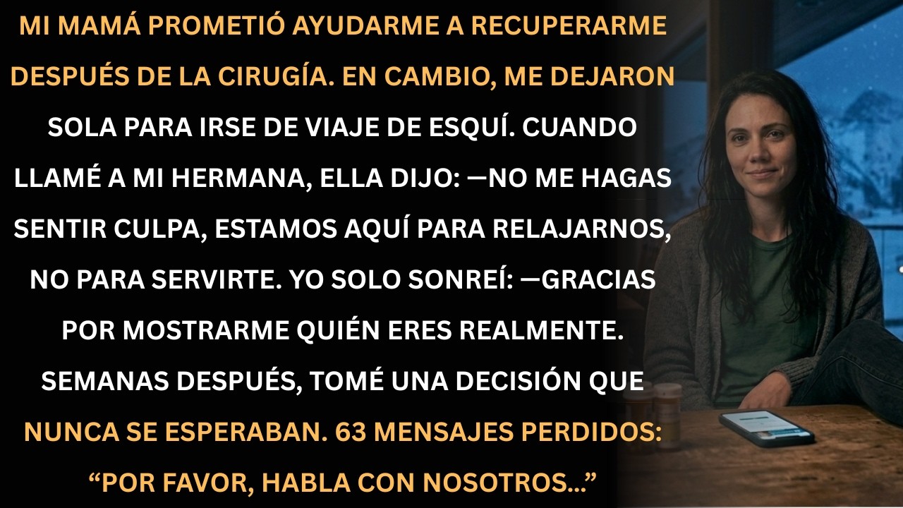 Me dejaron sola después de mi cirugía… lo que hice después los dejó sin palabras.