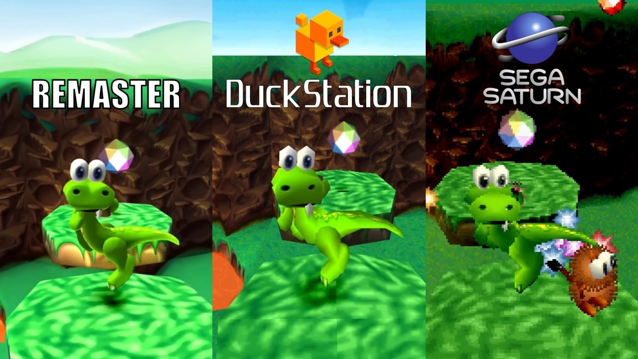 Croc Remaster Comparativa! Todas las versiones | Croc: Legend of the Gobbos