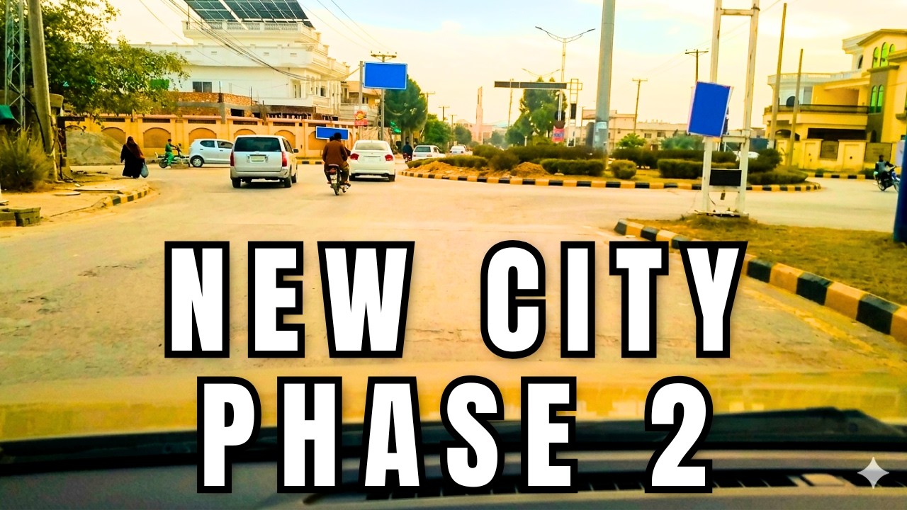 New City Phase 2 Drive | GT Road to Block E | Complete Road Tour 2026 #wahcantt