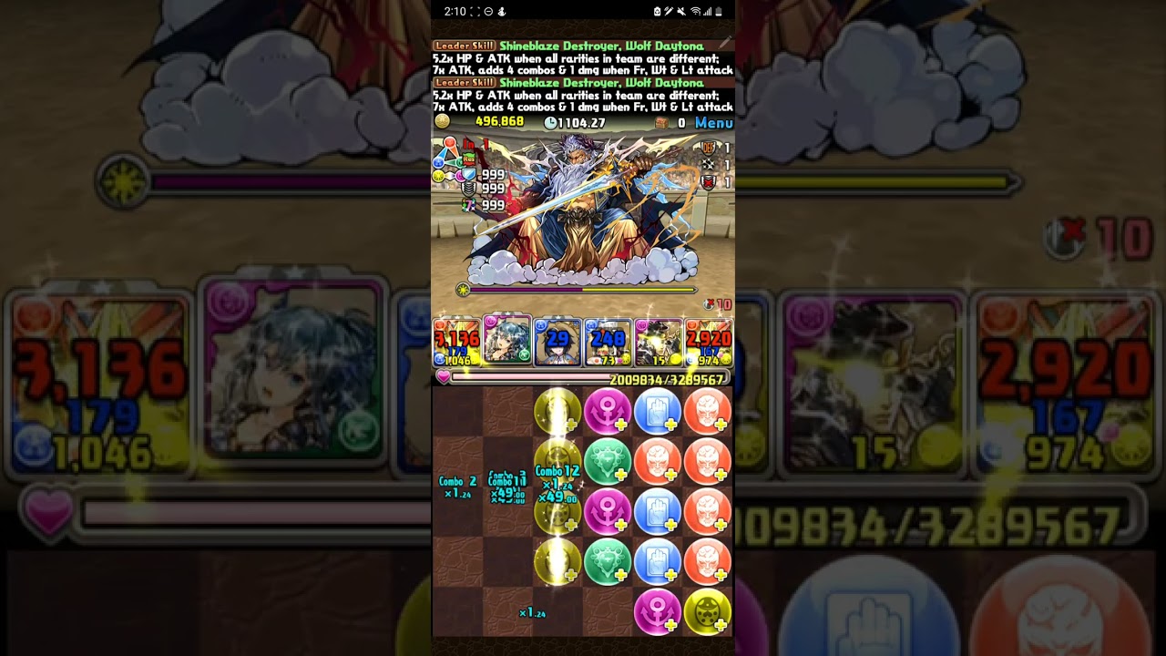 puzzle and dragons may lv15