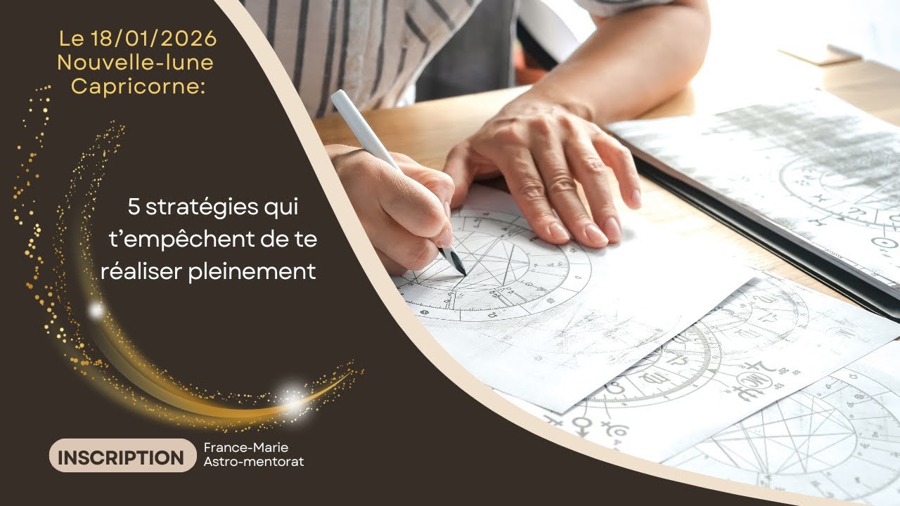 Nouvelle-lune Capricorne. 5 stratégies qui t'empêchent de te réaliser... pleinement !