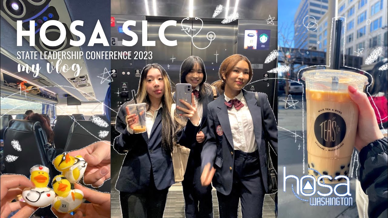 *школьная поездка с ночёвкой* видеоблог HOSA SLC 2023 | второй курс 👩🏻‍⚕️