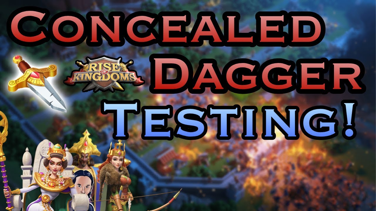 DAGGER: BEST EQUIPMENT EVER? We test it out | Rise of Kingdoms