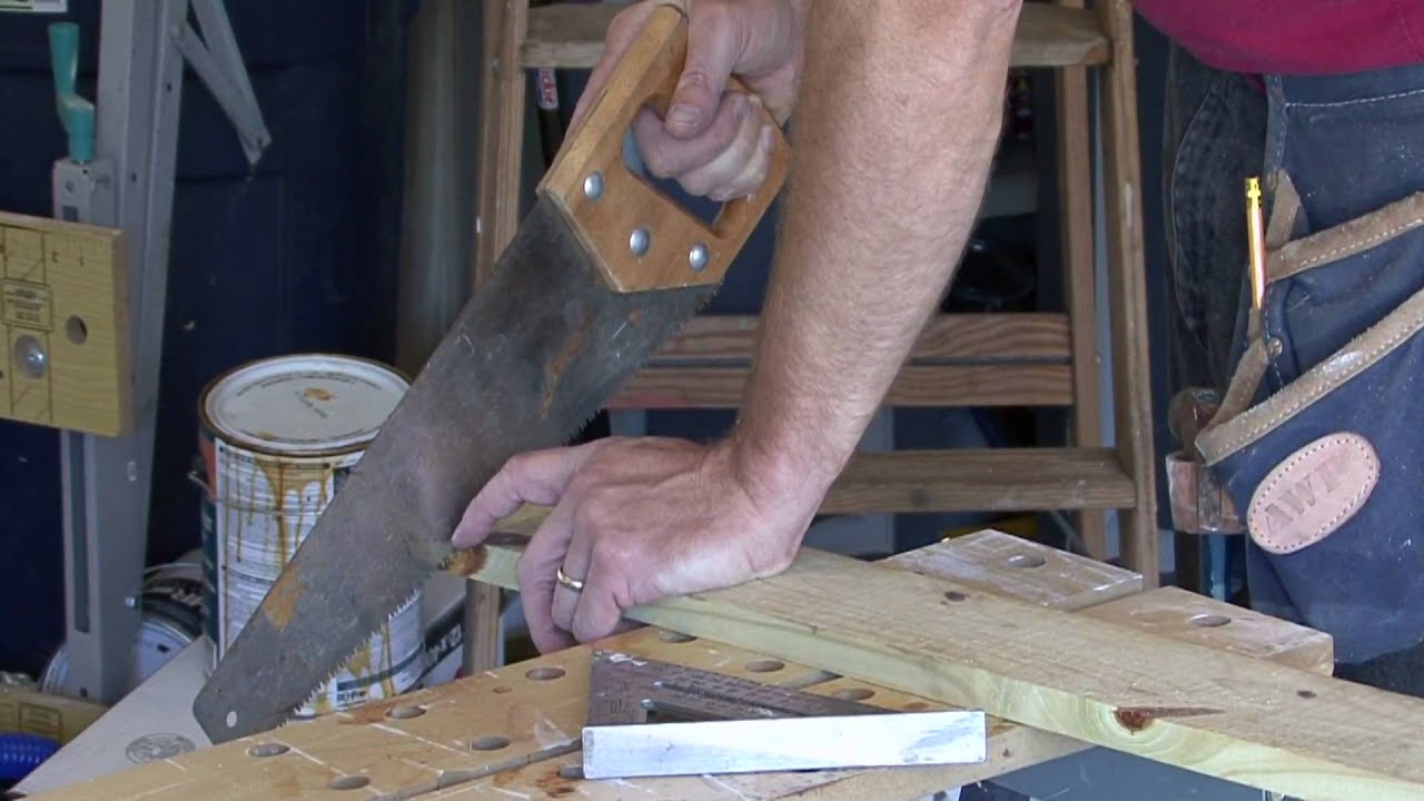 Home Maintenance & Repair Tips : Proper Use of a Hand Saw