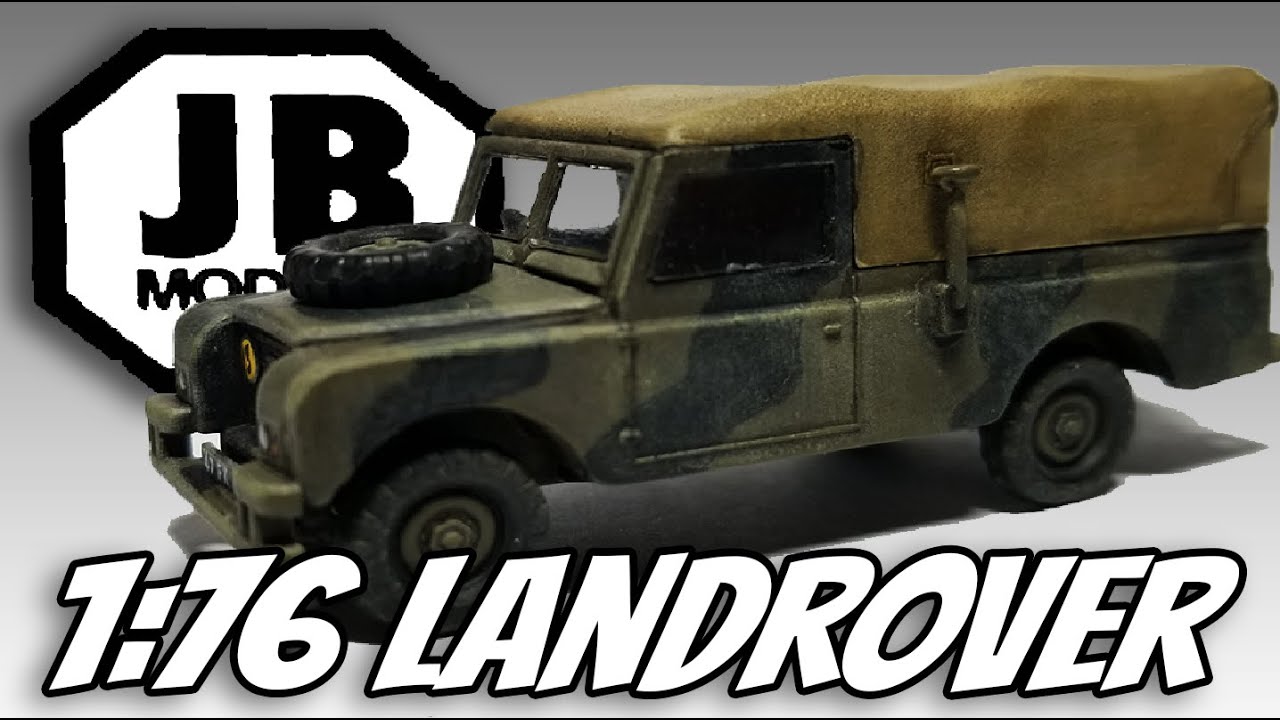 Полная сборка и обзор модели Airfix/JB Models 1:76 Landrover L.W.B Soft Top.