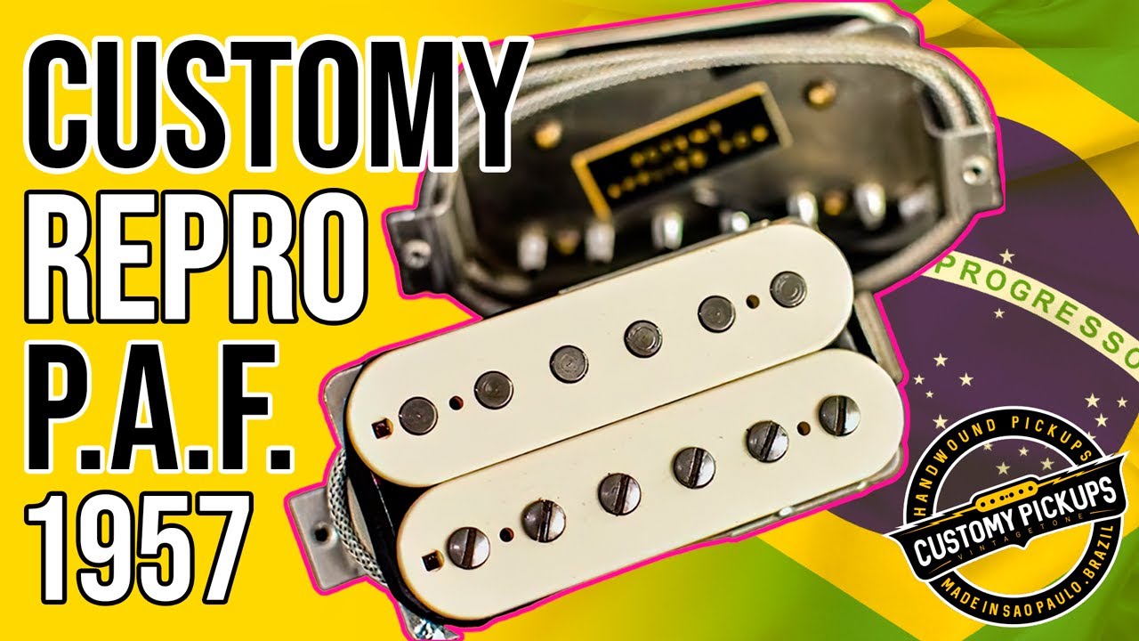 Customy Pickups Repro P.A.F. 1957 | Sound Check (Review) | PAF Humbuckers For Les Paul
