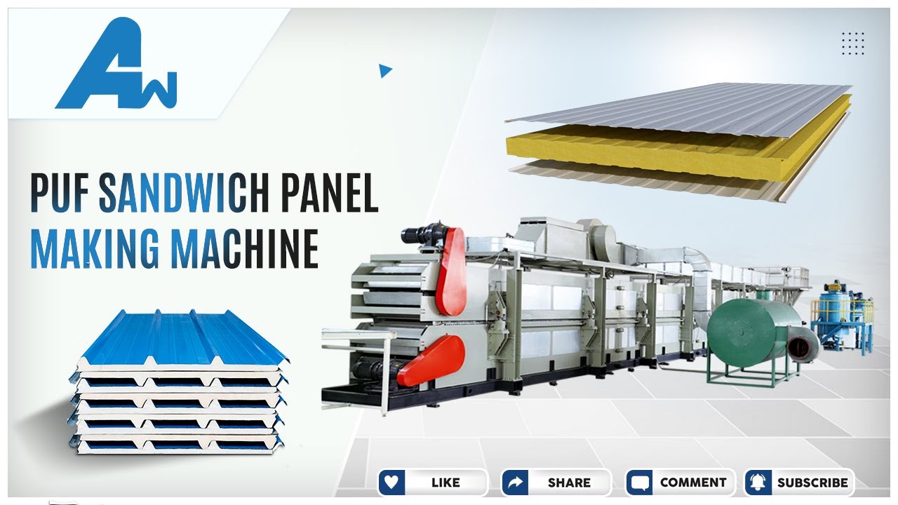 PUF Sandwich Panel Making Machine | Alliedway India