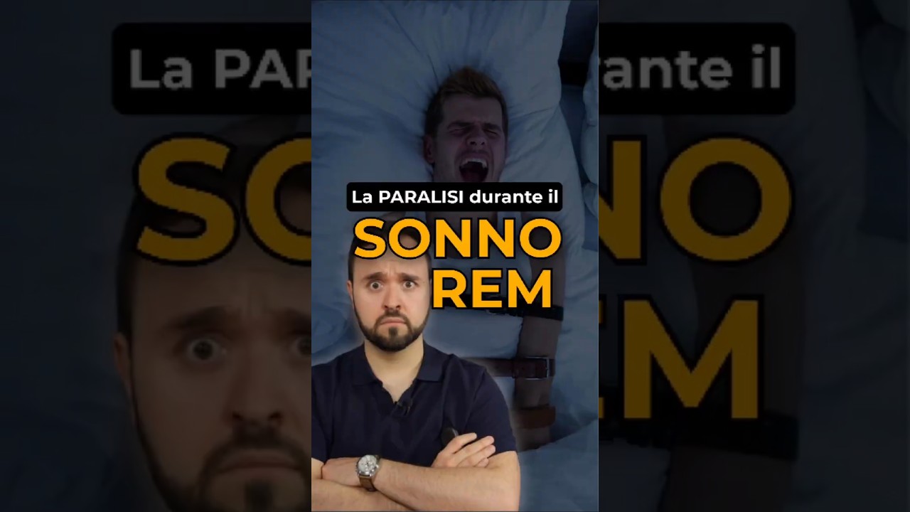 La paralisi durante il sonno REM