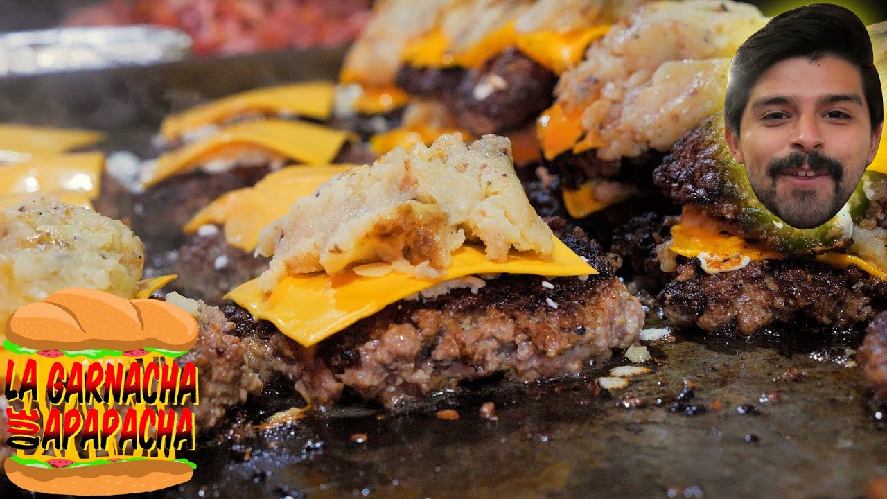 Las HAMBURGUESAS m&aacute;s GORDAS, GRASOSAS y LOCAS de MORELIA | La garnacha que apapacha