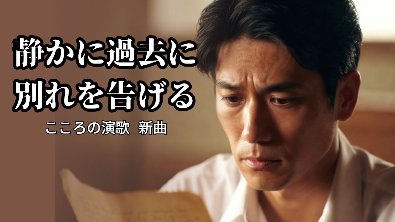 新曲『静かに過去に別れを告げる』オリジナル演歌｜心に残る手紙の歌