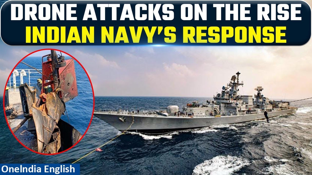 Indian Navy steps up surveillance in Arabian Sea amid rise in drone attacks | Oneindia News