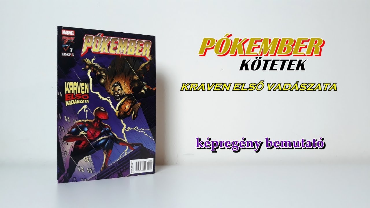 Pókember kötetek 7. - Kraven első vadászata - Képregény bemutató - A végső után itt az első!