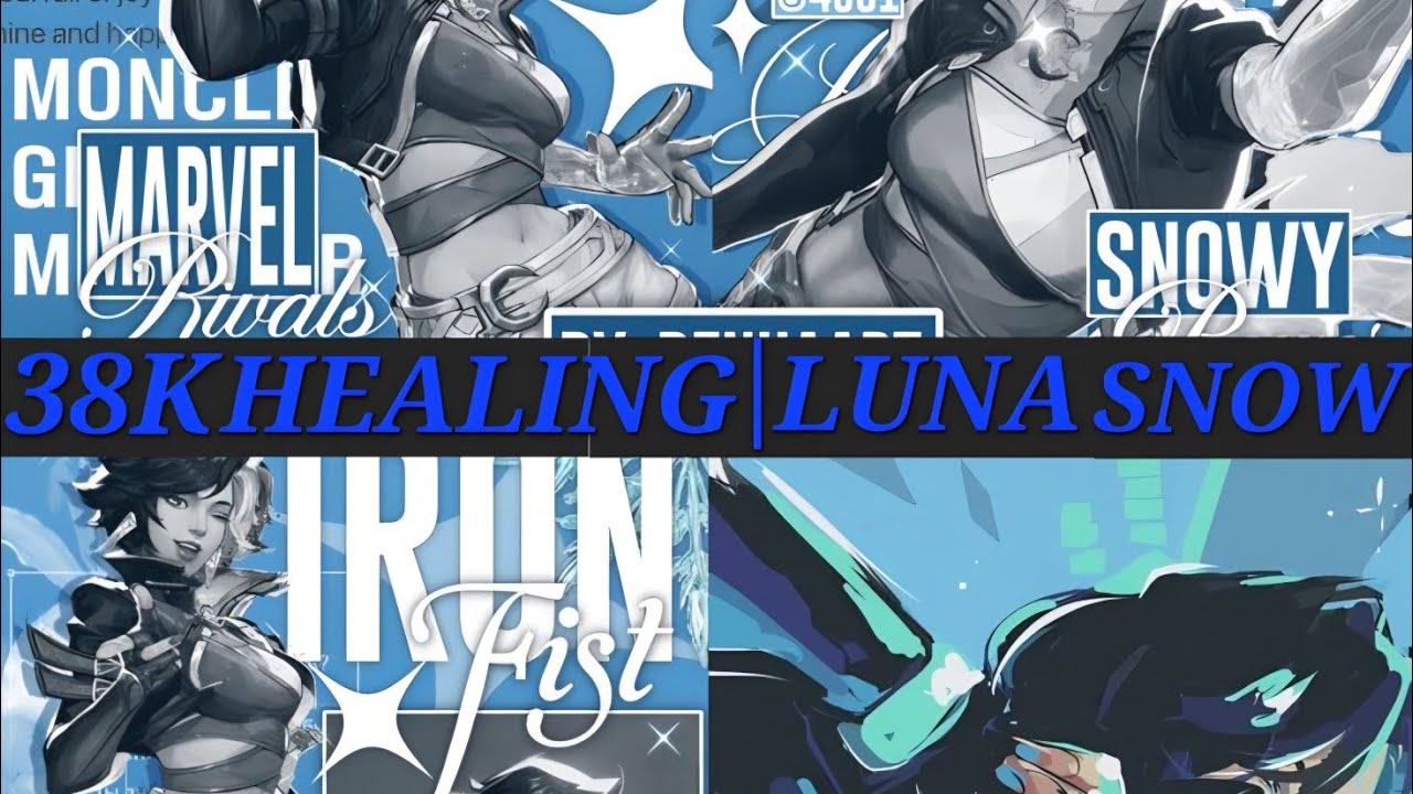 38K HEALING LUNA SNOW GAMEPLAY|MARVEL RIVALS