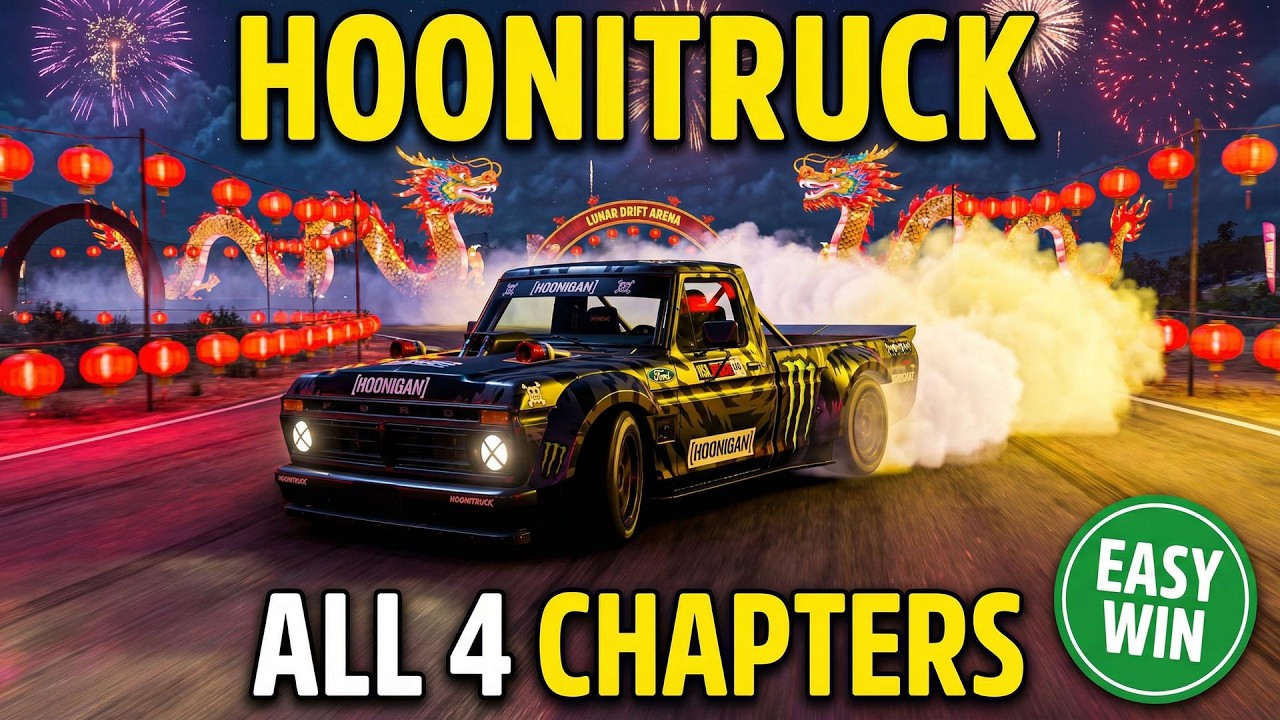 All 4 Hoonitruck Chapters Solved | FH5 Weekly Challenge