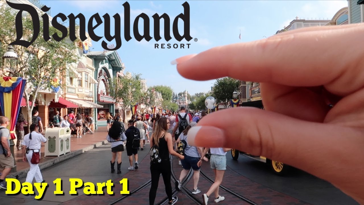 Disneyland Vacation Day 1 Part 1  | Indiana Jones, Space Mountain, Buzz Lightyear Astro Blaster