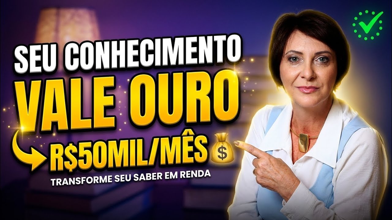 ACONTECEU COMIGO: Como TRANSFORMAR SEU CONHECIMENTO em MUITO DINHEIRO com 70% de Lucro! VEJA AGORA