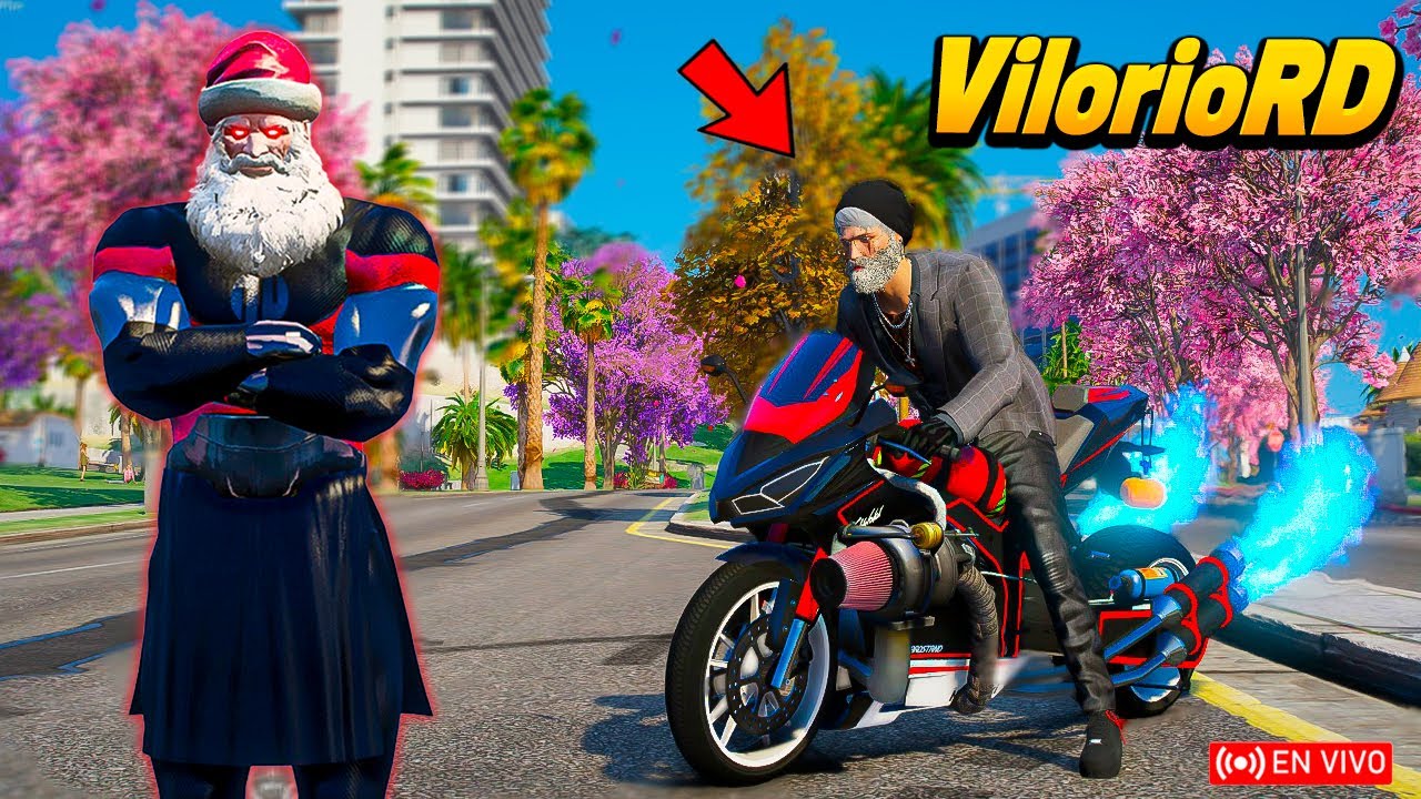 Black Santa es Desafiado X Viloriord 😱Gta