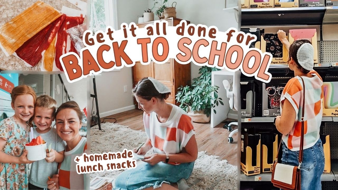 Get it all done for BACK TO SCHOOL | homemade fruit leather, DIY's, teacher gifts, favorites
