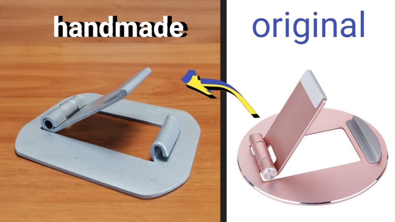 How to make slice stand for mobibe and tablet