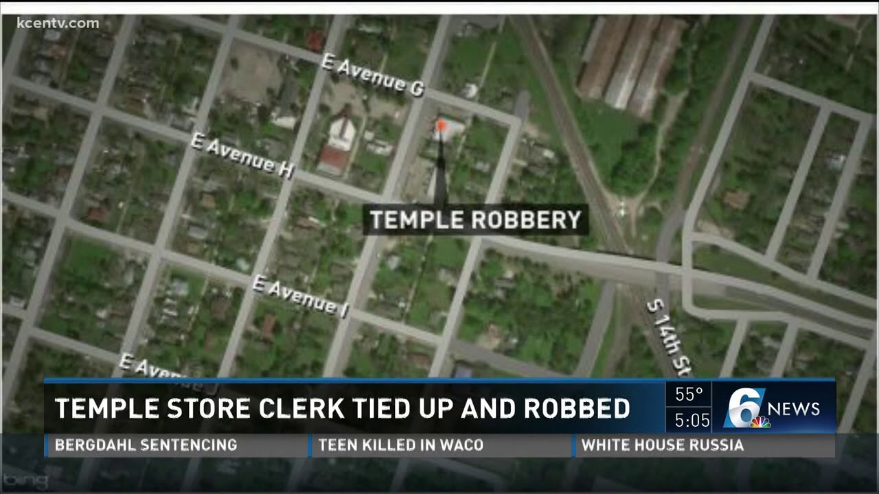 Temple store clerk tied up and robbed