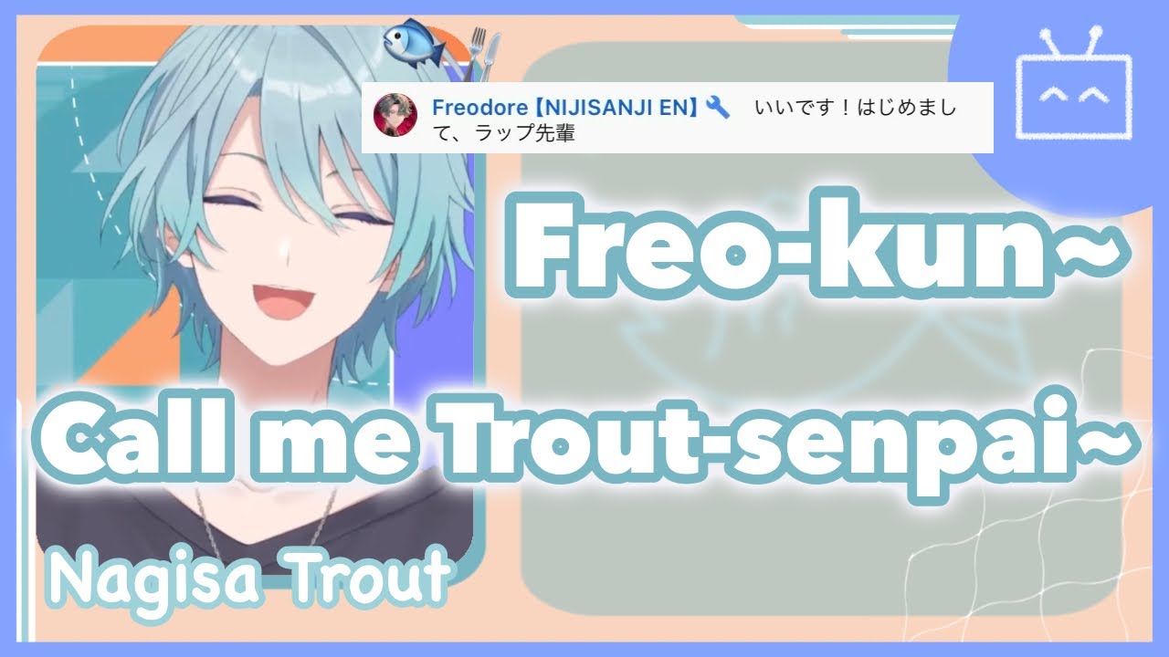 Freo also visited a drinking Trout [Nagisa Trout/Nijisanji] (Eng sub)