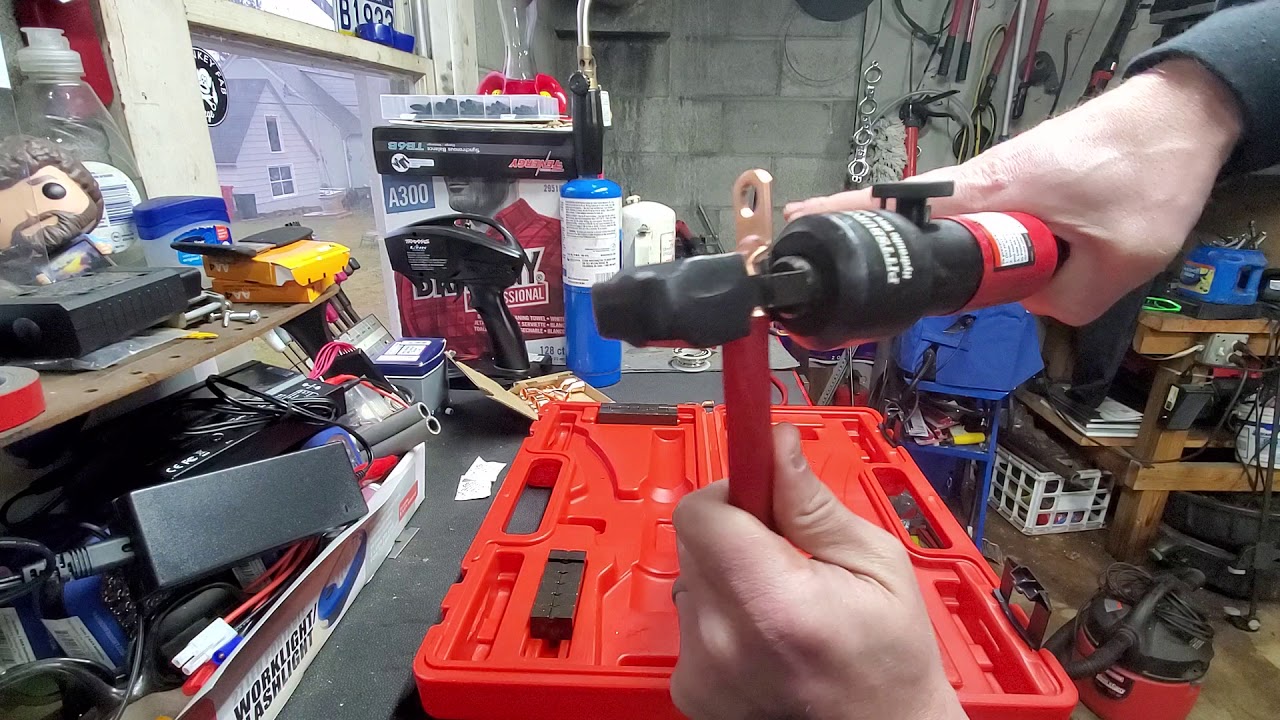 Обзор гидравлического обжимного инструмента Harbor Freight 66150