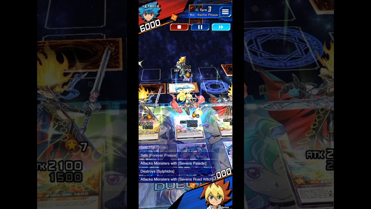 YuGiOh Duel Links((Ohdo Yuga vs Luke Kallister))5 Combos 