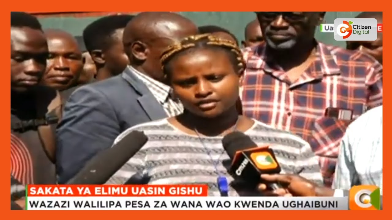 Wazazi na wanafunzi waliohadaiwa kwenye sakata ya kwenda Finland na Canada waandamana mjini Eldoret