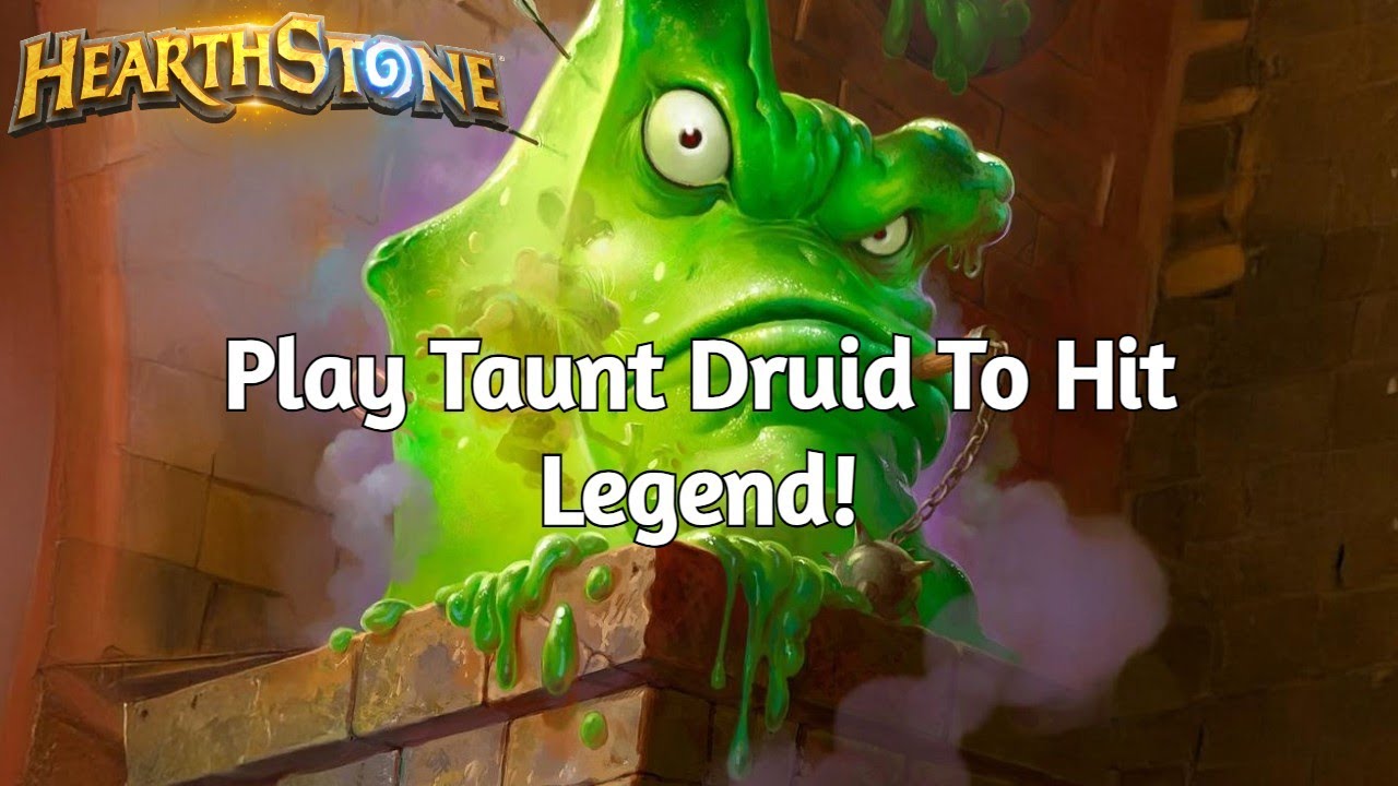 Play Taunt Druid To Hit Legend! | Hearthstone