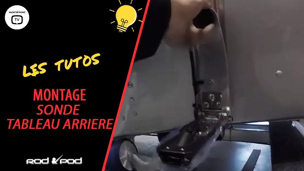 TUTO : Installation sonde tableau arrière Humminbird