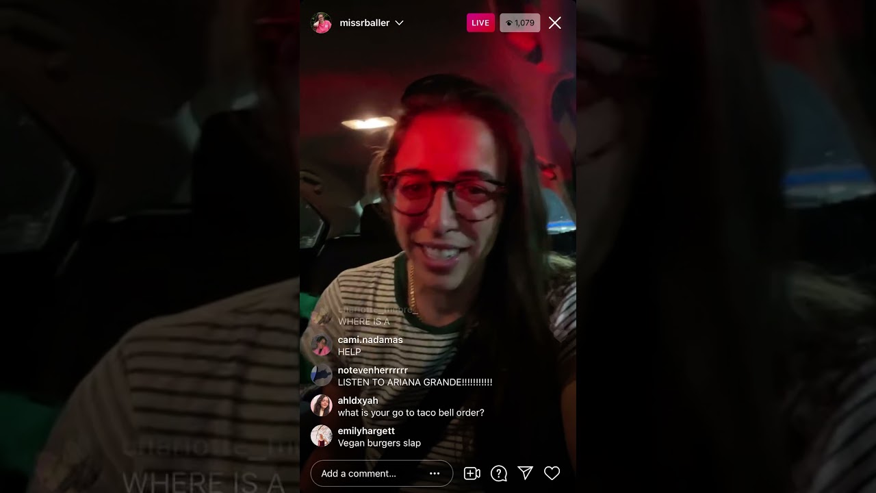 Rachel Ballinger and Friend - Instagram Live