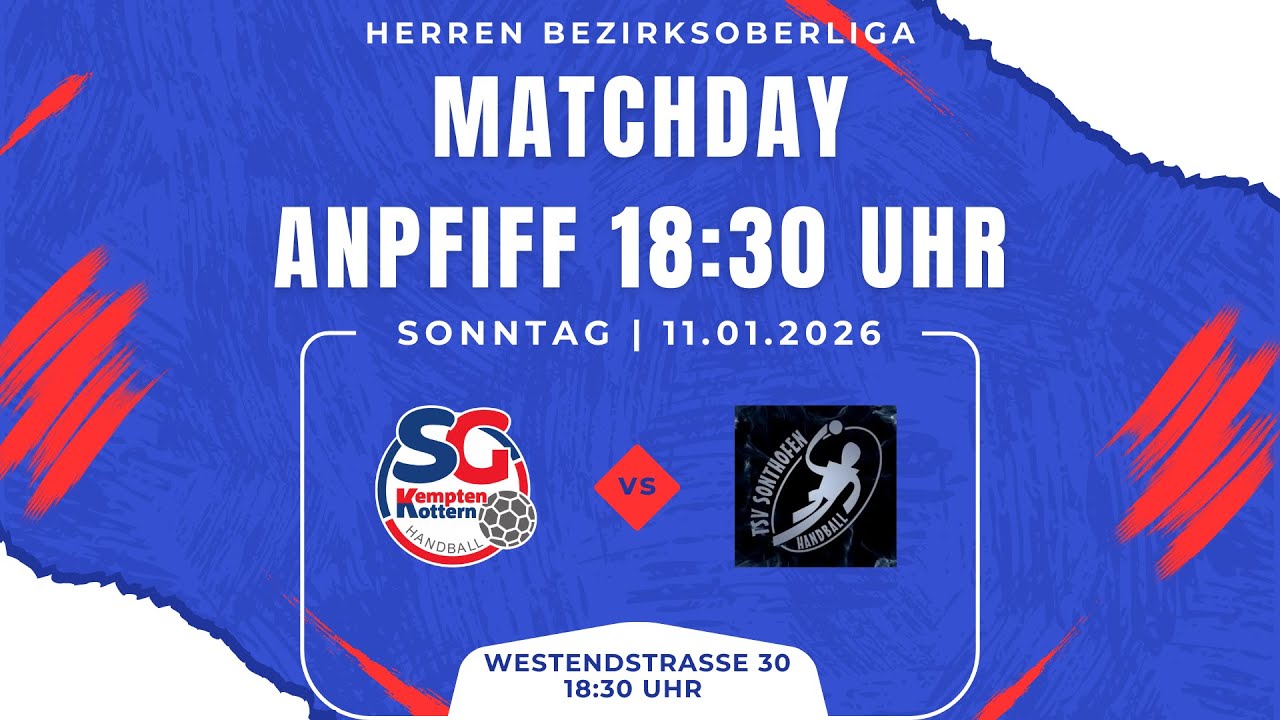 SG Kempten-Kottern vs. TSV Sonthofen Herren Handball