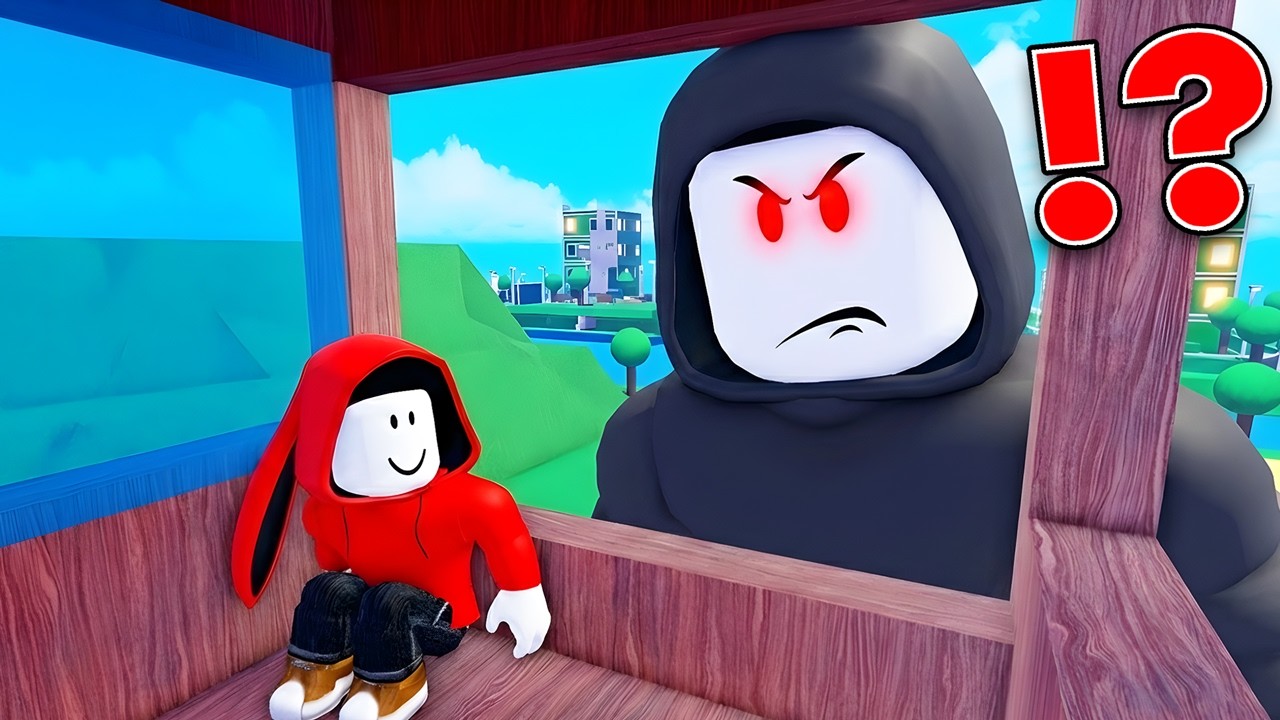 JJ Hides From a Giant Dark JJ ?! (Maizen Roblox)