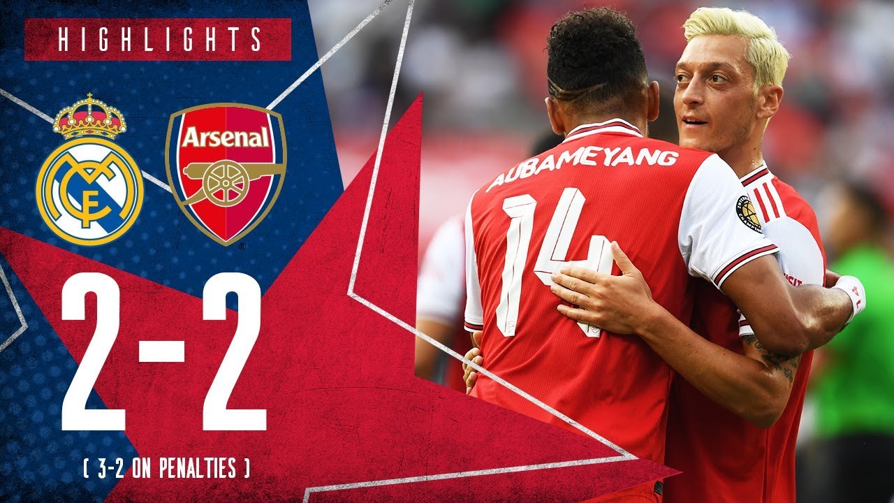 HIGHLIGHTS | Real Madrid 2-2 Arsenal | 3-2 on penalties | ICC 2019