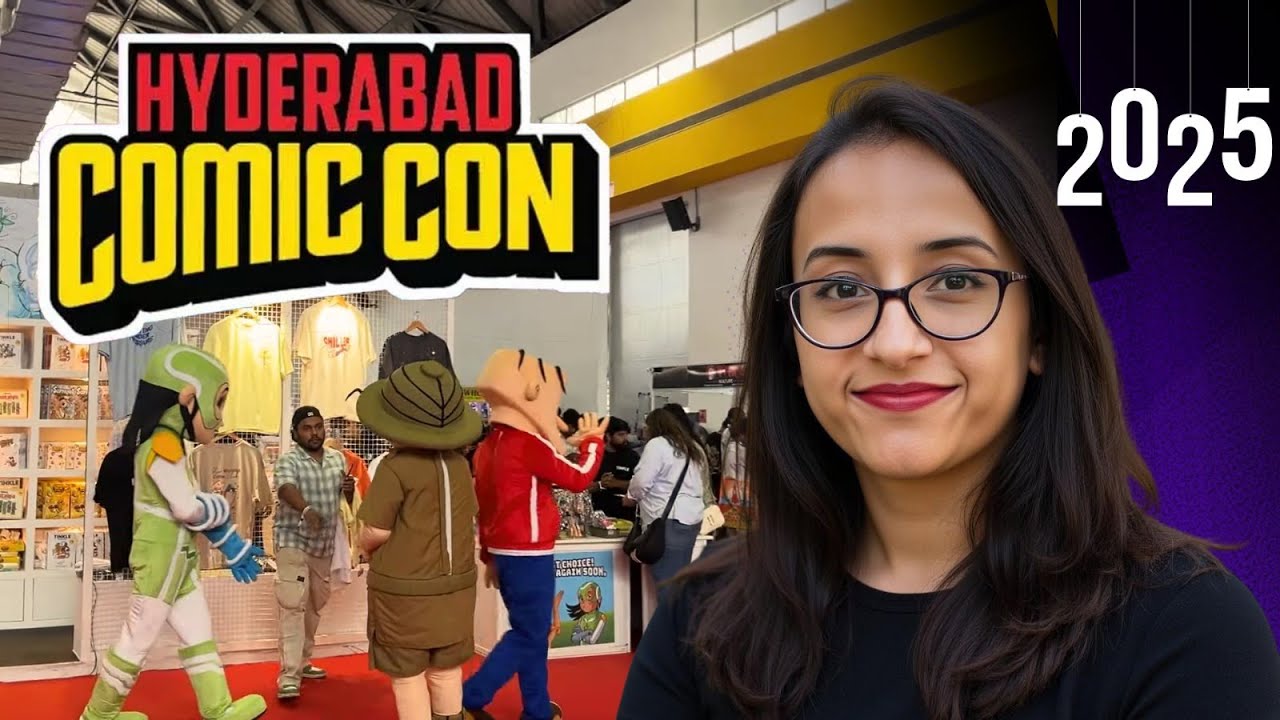 Comic Con Hyderabad 2025 Vlog | Board Games, Cosplay & the Ultimate Geek Experience!