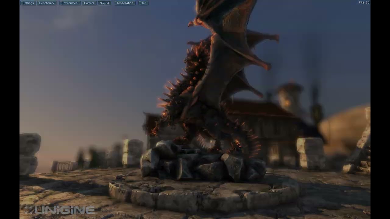 Unigine  Heaven Benchmark Demo (ALL MAX) - MSI GTX 1660 Ti Ventus