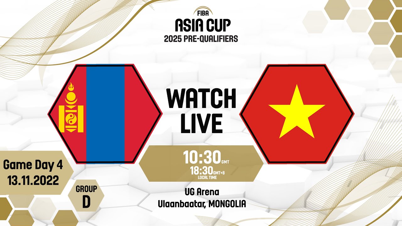Mongolia v Vietnam | Full Basketball Game | FIBA Asia Cup 2025 Pre-Qualifiers
