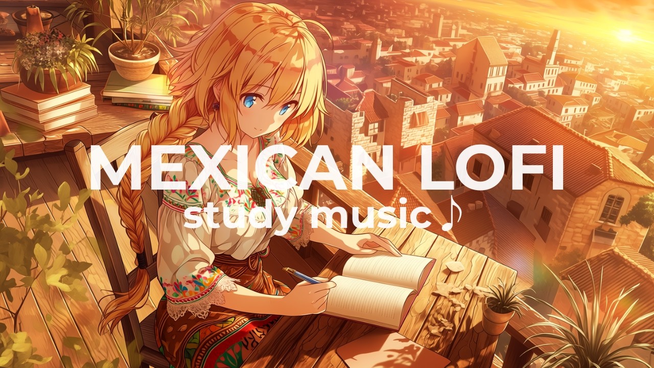 Mexico City Sunset | Lofi Hip Hop Mix for Study & Work [Deep Focus]