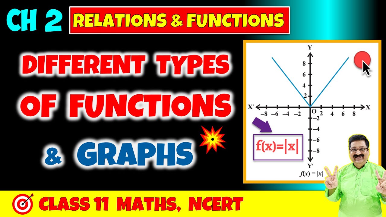 6 Functions & their Graphs, Domain & Range of different functions, Functions NCERT Class 11 Maths