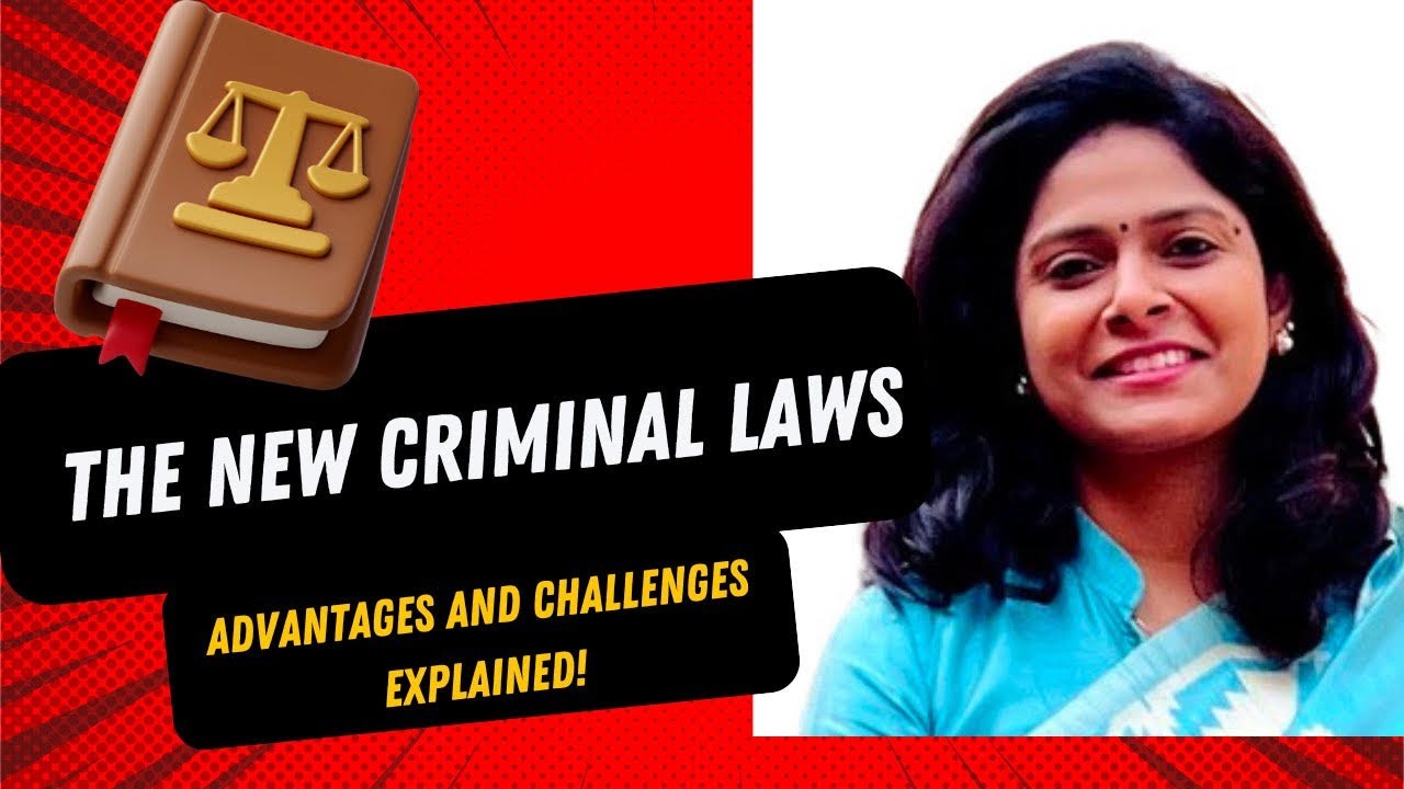 Advocate Priyadharshni Rahul on the new 3 criminal laws - Interview with Dinamalar
